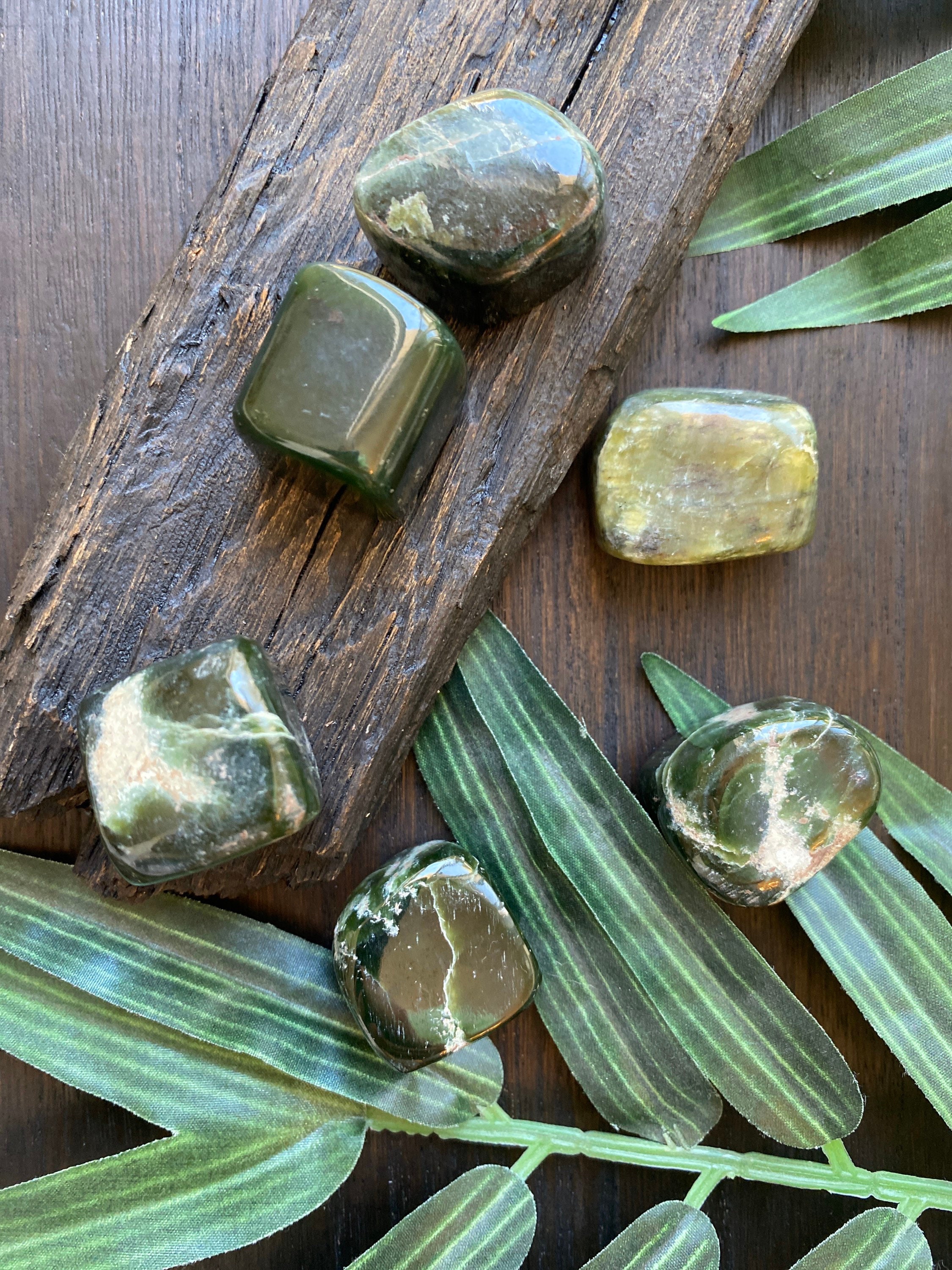 Tumbled Crystals Nephrite Jade/ Spanish Jade Etsy