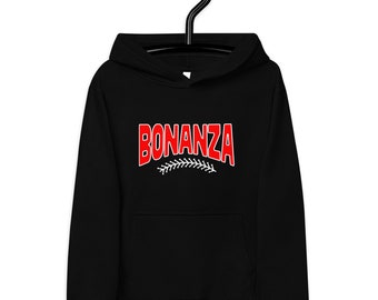 Bonanza Baseball Kids fleece hoodie