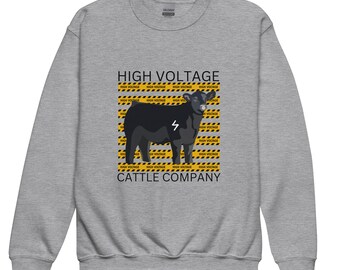 High Voltage Bull Youth crewneck sweatshirt