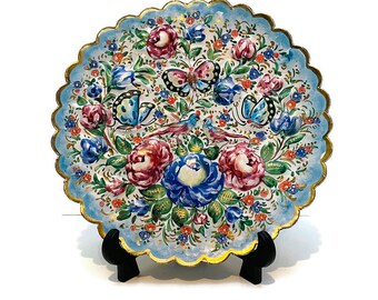 Vintage BARET WARE Tin PLATE-Anemones-Decorative Old Metal Art-1950/'s Metalware-England-Shabby Home Decor-Flowers-Orphaned Treasure-T011121I