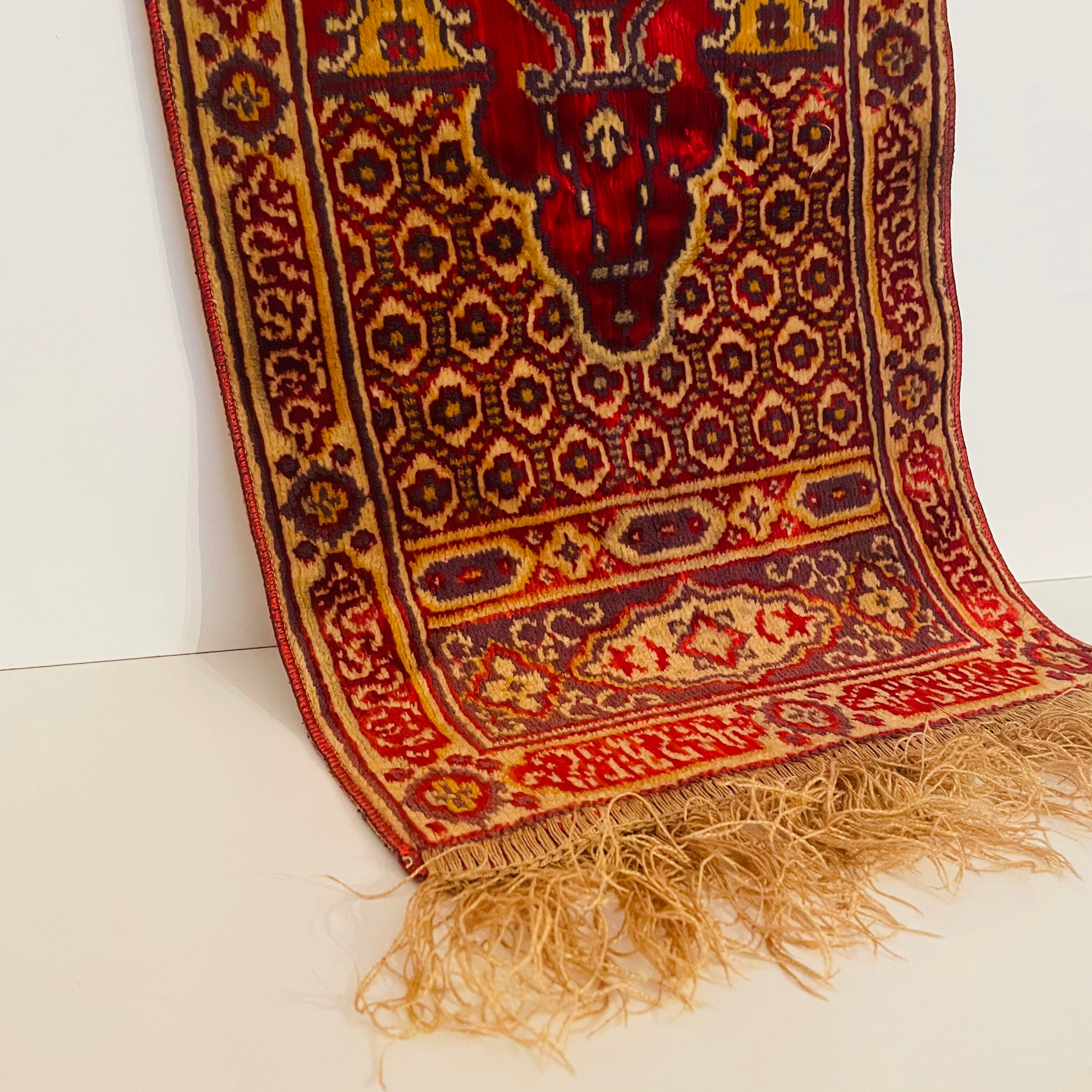 Vintage Rug Runner / French Country Runner / Farmhouse Rug Runner