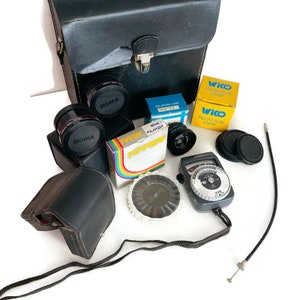 Vintage Camera Lens / Sigma Lens / Light Meter / Camera Accessories / Tiffen / Wiko