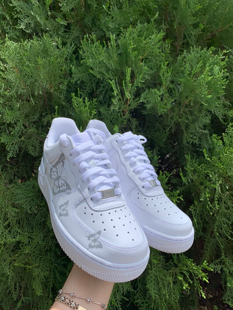Custom Reflective Butterfly Air Force 1 | Etsy