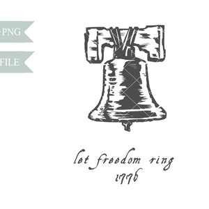 Liberty Bell  SVG File, Liberty SVG File, America SVG File, Vector, Cricut, Silhouette, Cutting Files, Digital Download, Instant Download