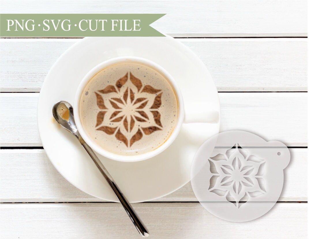 Latte Stencil SVG File Christmas Bundle SVG File Latte Etsy
