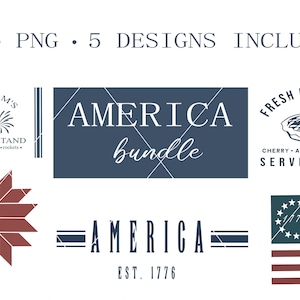 America SVG Bundle , Fourth of July  SVG File, Vintage America SVG File, Patriotic, Cricut, Silhouette, Cut Files, Digital, Instant Download