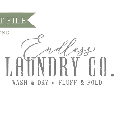 Laundry SVG File Home SVG File Farmhouse SVG File Vector | Etsy
