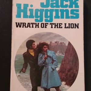 Wrath of the Lion, Jack Higgins, vintage Fawcett paperback, 1964, spy fiction at its best!