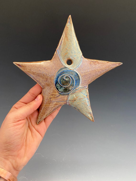 Large ceramic serving spoon — Earth, Fire, & Spirit Gallery