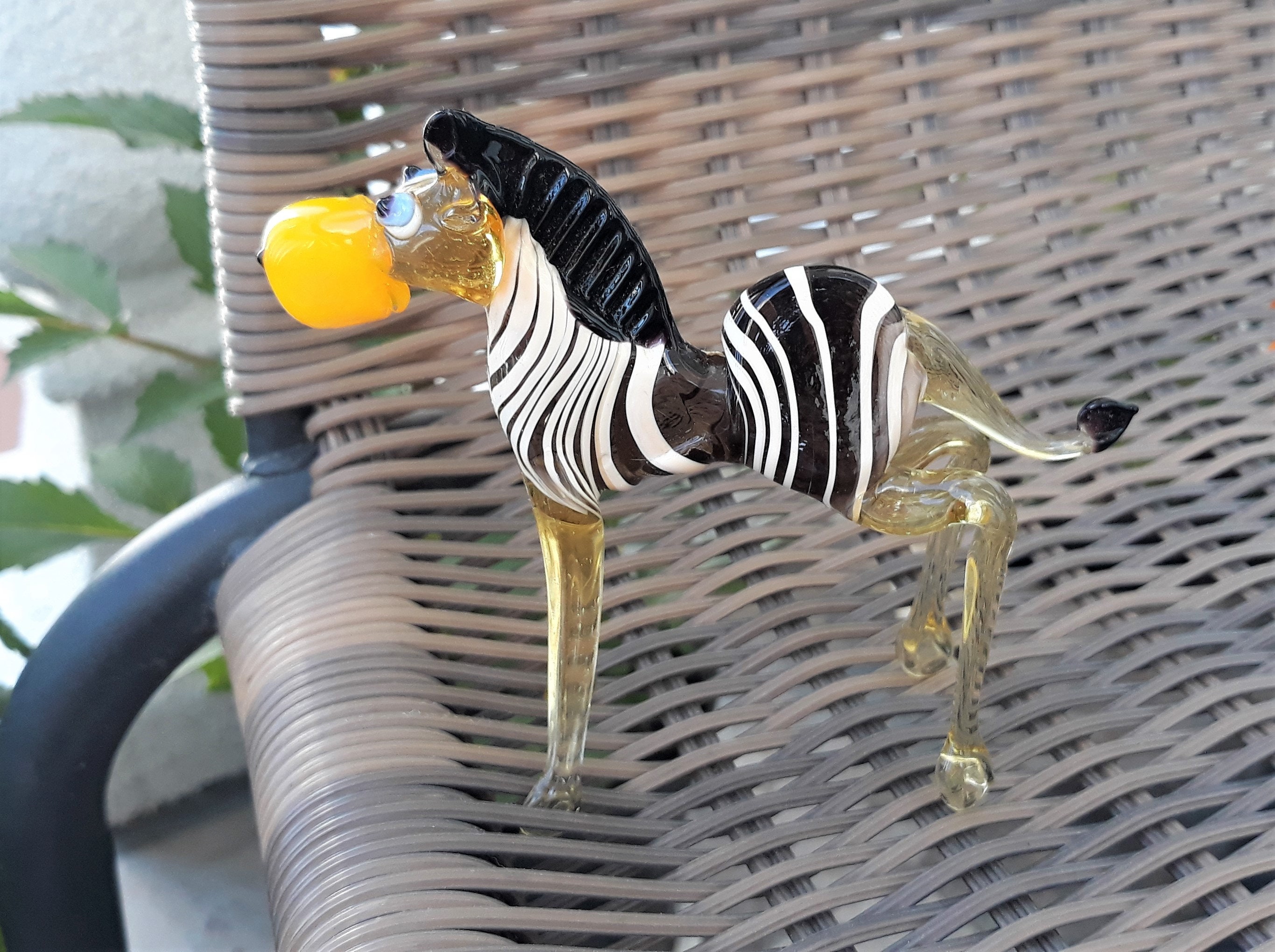 blown glass animal ornaments