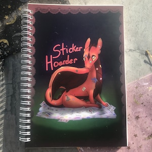 Dragon Sticker Hoarder Reusable Stickerbook