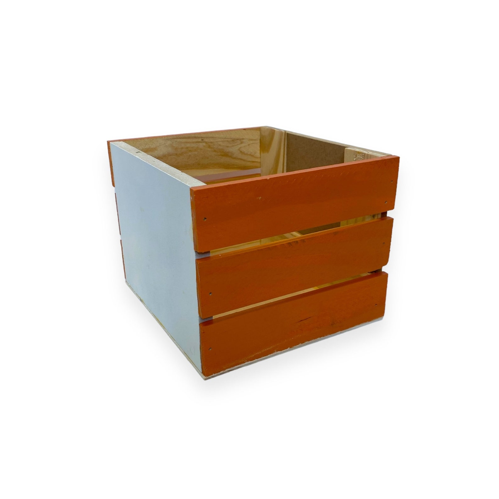 Handmade Fall Wooden Crate, 