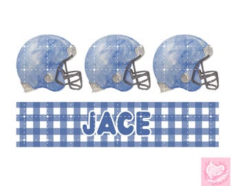 Boys football PNG, Toddler boys sports sublimation, little boys football Png, helmet football png, Gingham football png football sublimation