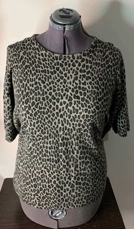 Sag Harbor animal print sweater Gem