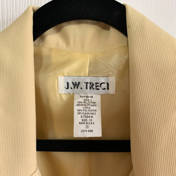 Vintage 1990s yellow dress for summer / J.W. Treci - image 2