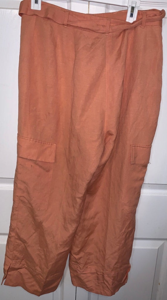 David N crop peach pants - image 4