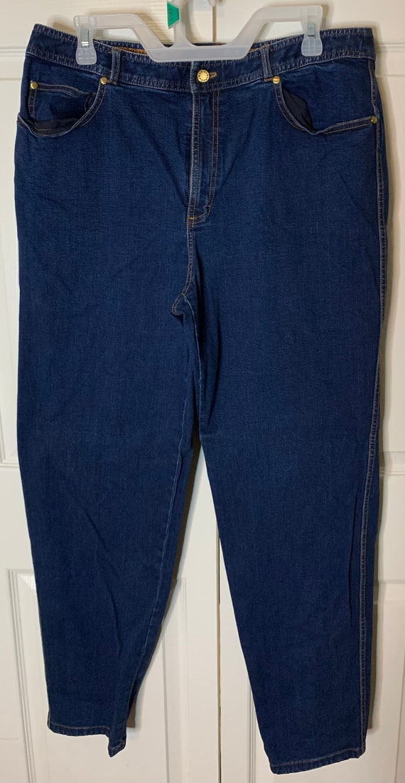 Vintage Dana Buchman jeans dark wash