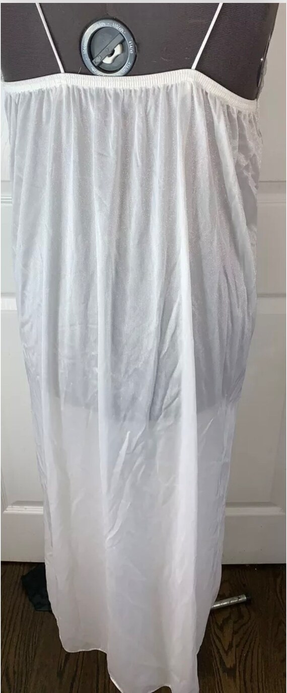 Vintage Sear Sheer Lace Cachets Nightgown - image 6