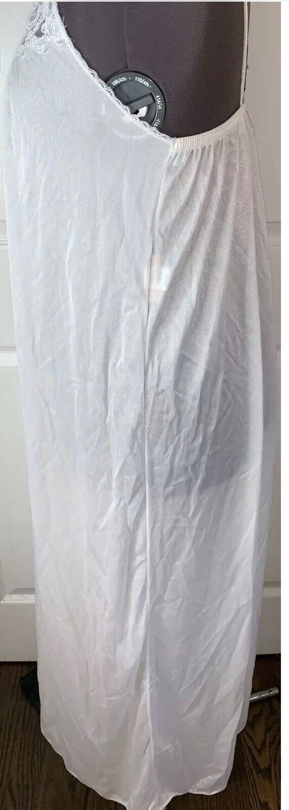 Vintage Sear Sheer Lace Cachets Nightgown - image 5