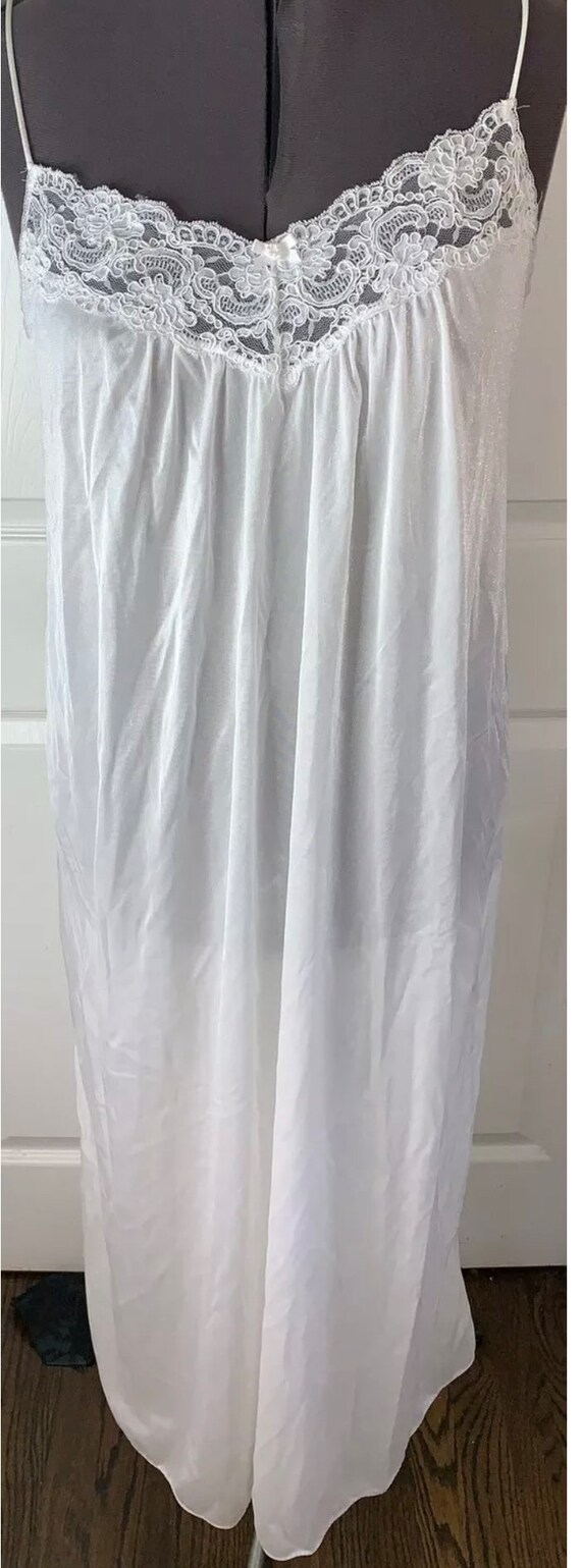 Vintage Sear Sheer Lace Cachets Nightgown - image 2