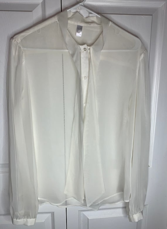 Chiffon blouse by American apparel size extra-larg