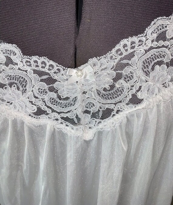 Vintage Sear Sheer Lace Cachets Nightgown - image 4