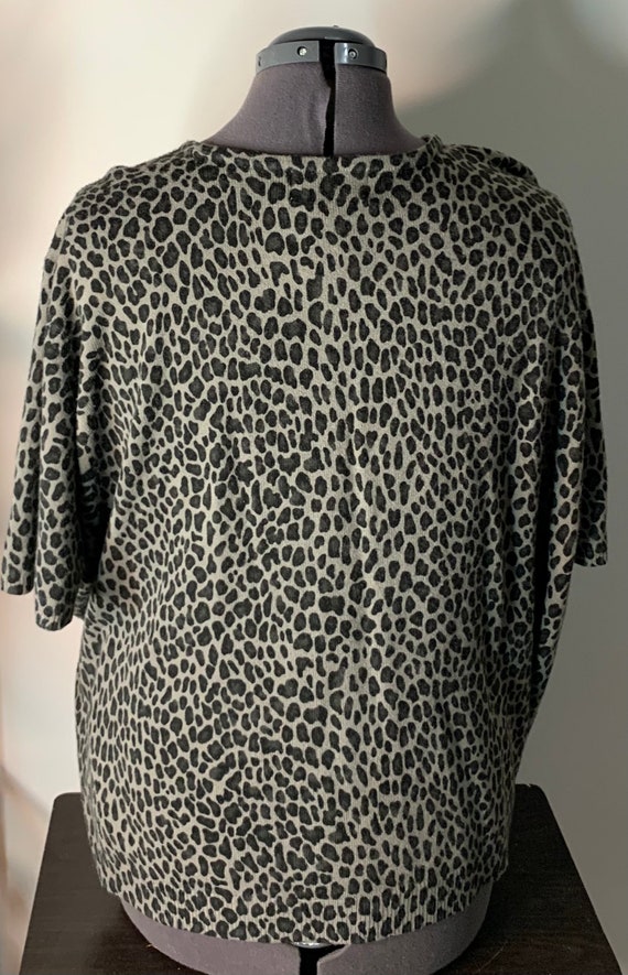 Sag Harbor animal print sweater Gem