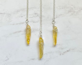 Yellow Quartz Jewelry Etsy