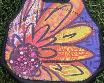 Lunch Tote - Sunflower Art By Sammy D. - Supporting Artisans with Barriers