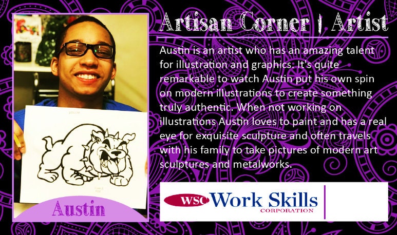 Holly Supporting Artisans with Barriers Art by Austin Original Art  Latte Mug Set of 2 Ryan Heather & Ian