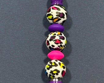Funky Leopard Print Stylus/Pen Combo - by Robert B   - Supporting Artists with Barriers