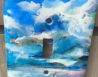 Lake Erie Art by Austin - Single Light Switch Cover - Supporting Artisans with Barriers