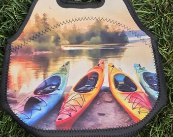 Lunch Tote - Kyaks Art By Robert - Supporting Artisans with Barriers