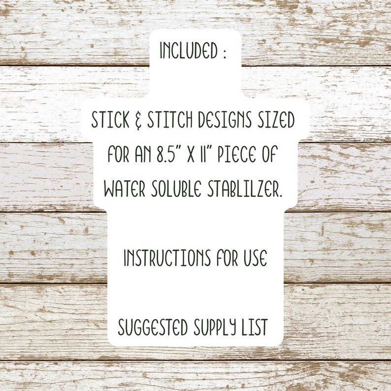 Printable Floral Stick and Stitch Embroidery Designs: Wildflower ...