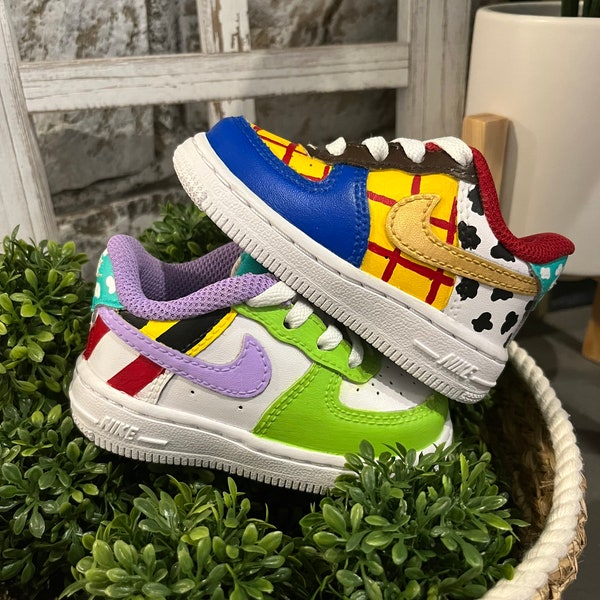 Spielzeug inspirierter Air Force 1 / Maßgeschneiderter Schuh / Kleinkind / Baby / Kind / AF1