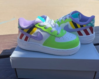 Toy Story Inspired Air Force 1 / Custom Shoe / Toddler / Baby / Kid / AF1 / Buzz