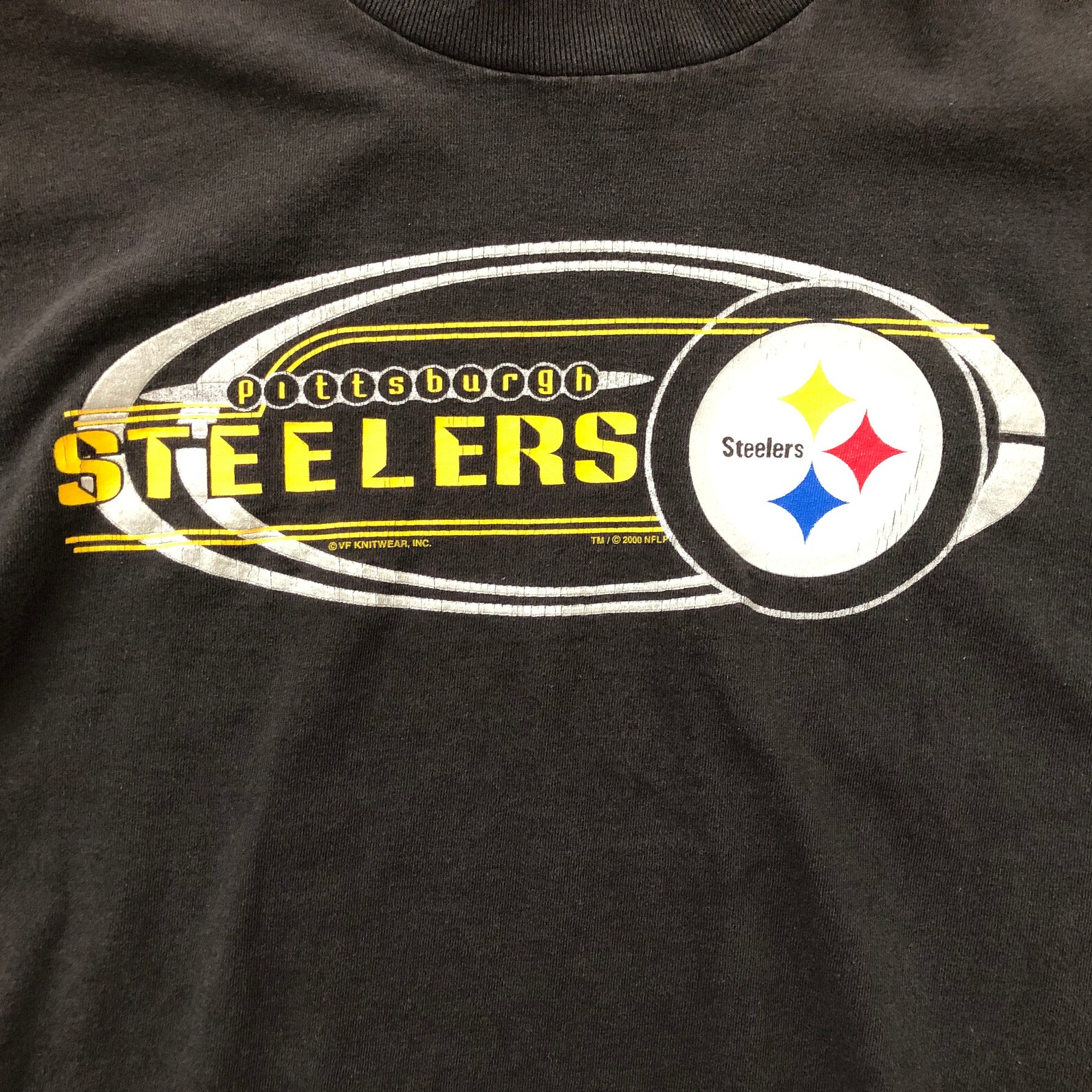 Pittsburgh Steelers Vintage NFL Football Logo Long Sleeve | Etsy