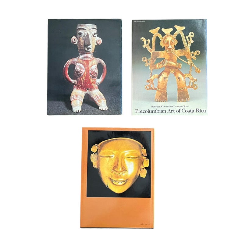 Pre-columbian Vintage Art Book Bundle, Mexico, Costa Rica, Aztec - Etsy