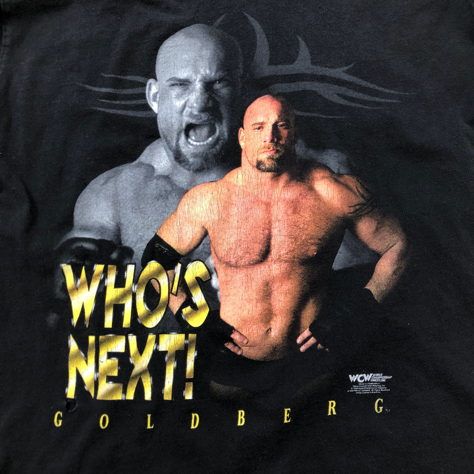 Goldberg Who's Next Vintage WCW Wrestling 1998 Spell Out Etsy