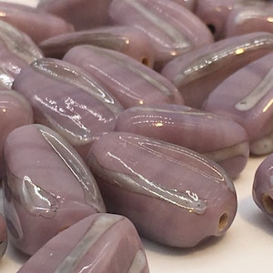 Hand made glass beads from India (26 pieces)