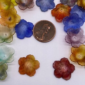 Periwinkle Purple Hapur Flower Beadwork Stick