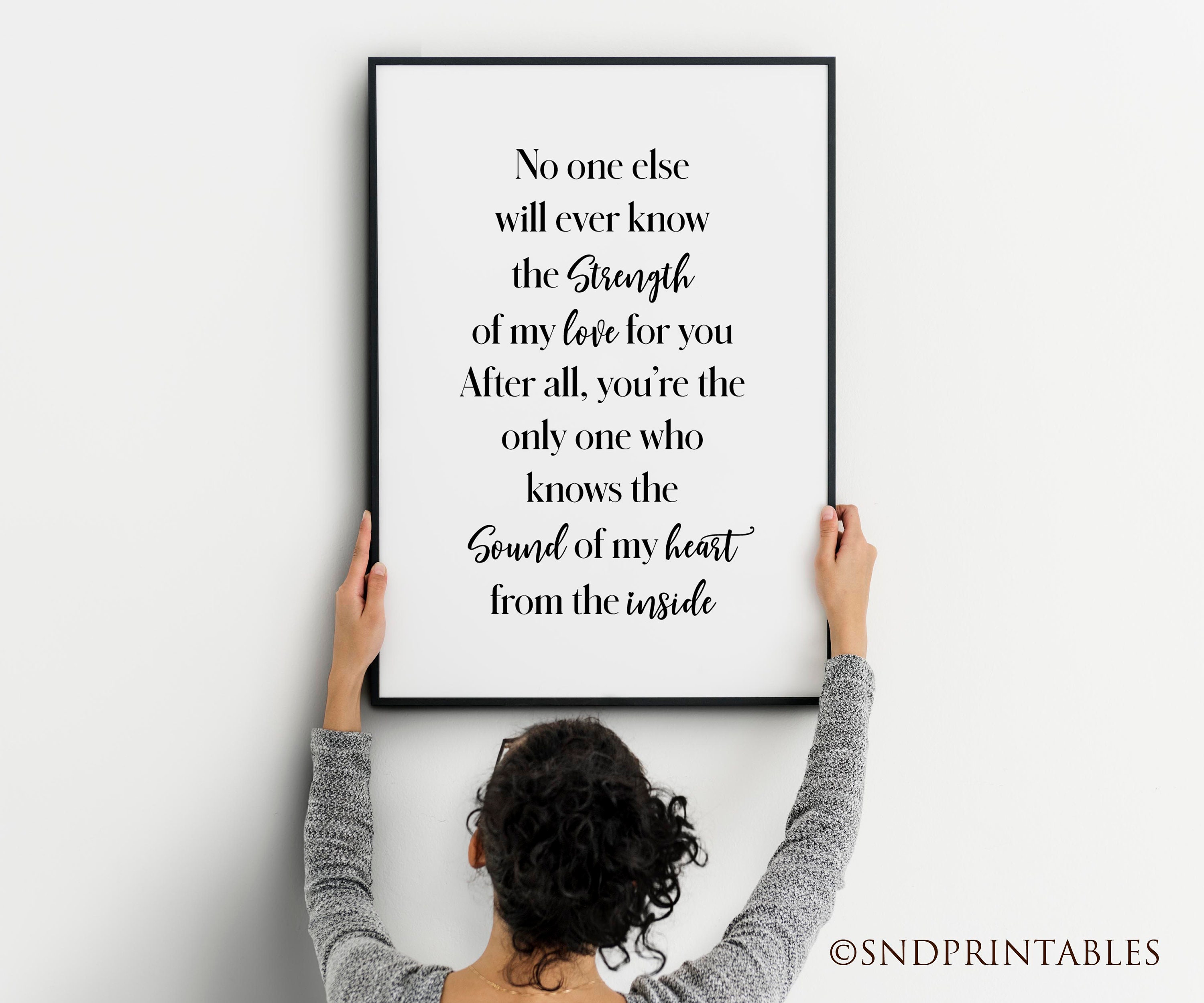 You Are The Strength Of My Heart {Poster} You Are The Strength Of My Heart {Poster}