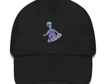 Boné Extraterrestrial Skater Dad: boné alienígena exclusivo para skate, com estilo moderno e ousado