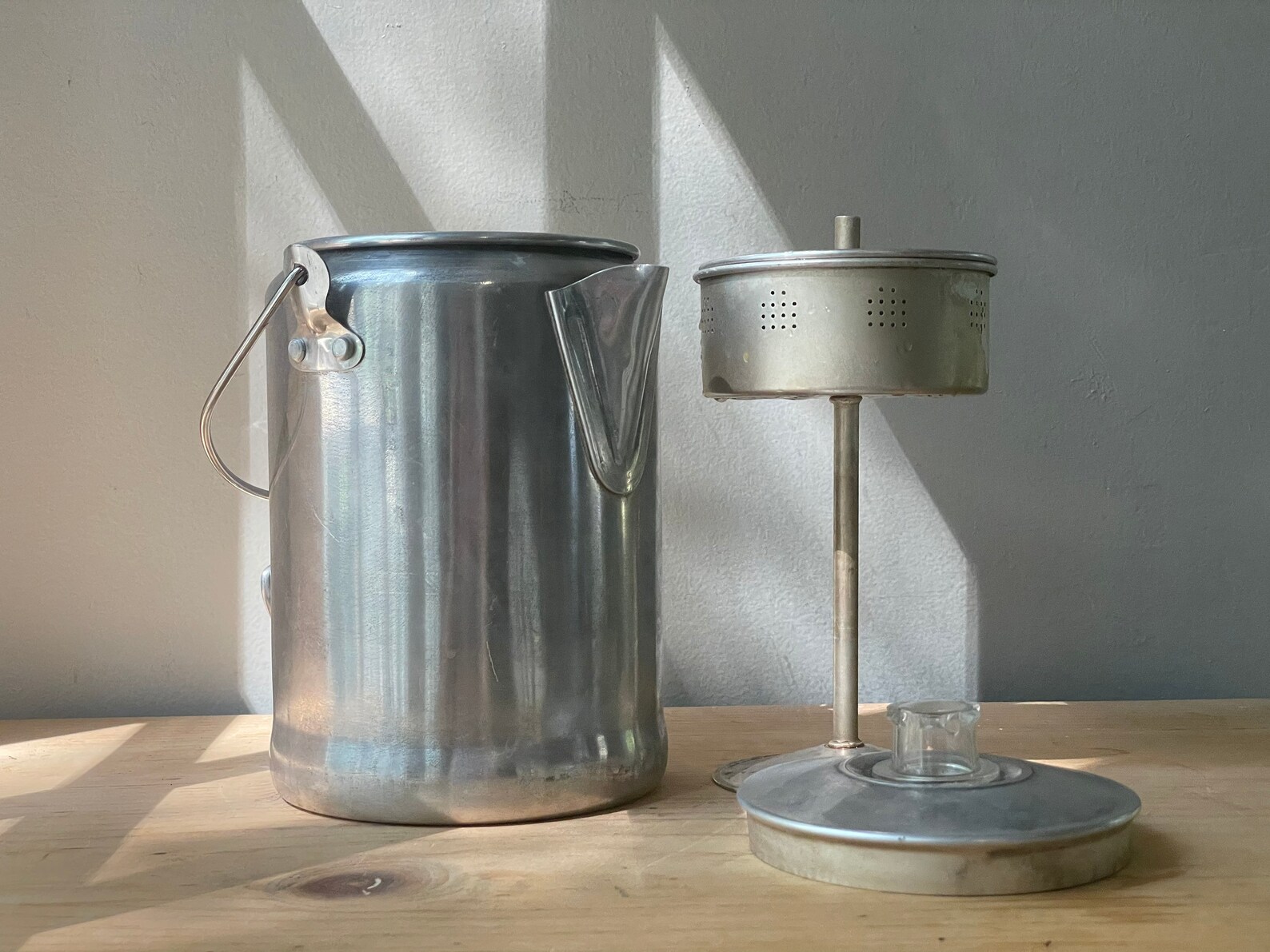 Vintage Camping Aluminum Coffee Percolator/Camping Gear/Coffee Etsy