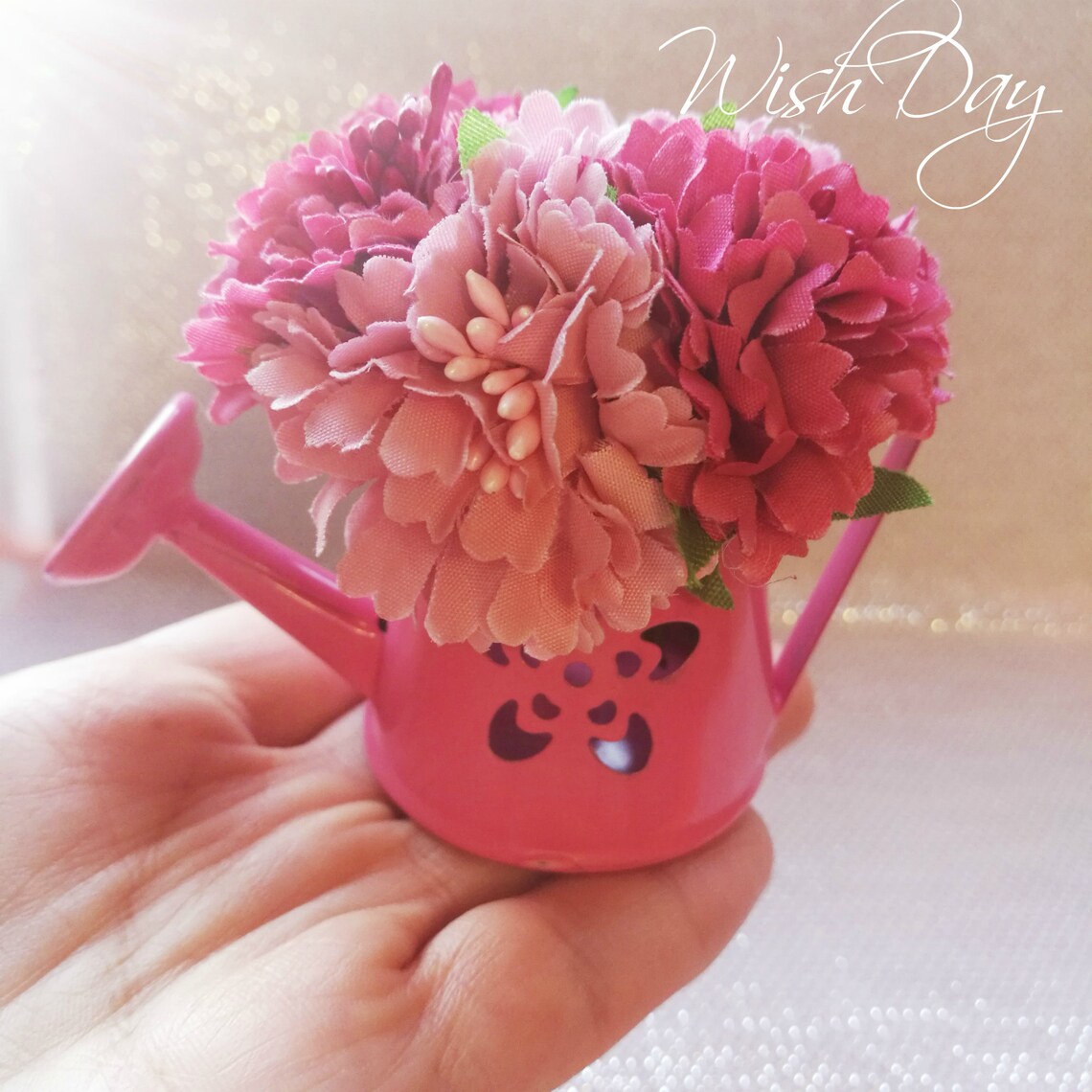 Mini Watering Can Favor, Flower Favor, Baby Shower Favor, Thank You