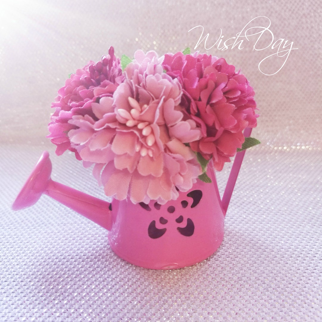 Mini Watering Can Favor, Flower Favor, Baby Shower Favor, Thank You
