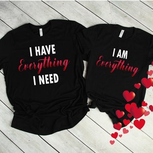 You're My Everything Couple's T-Shirt, Matching T-Shirts, His and Hers T-Shirts