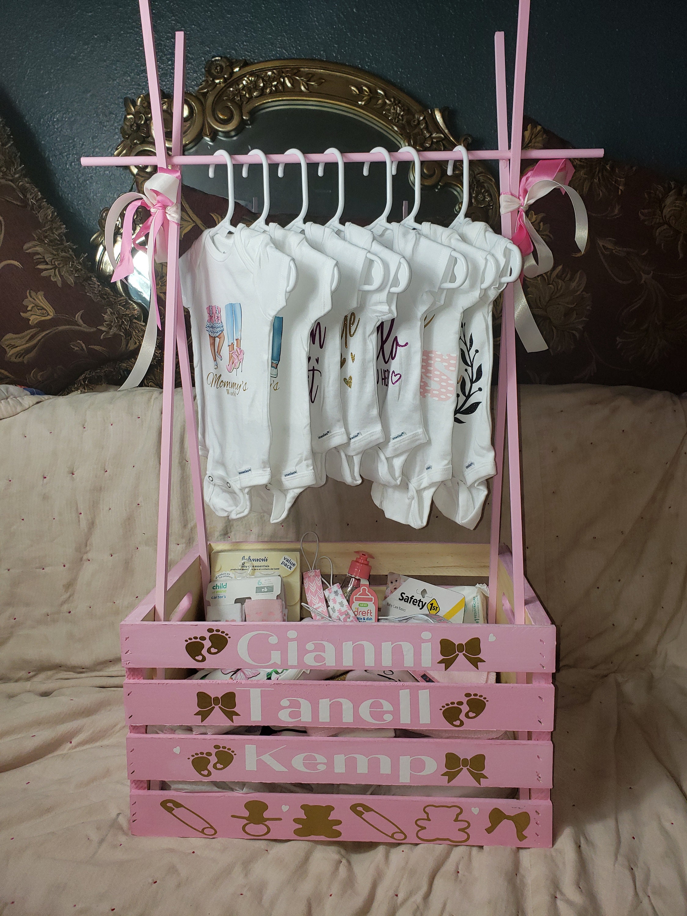 Caja de regalo para bebés, regalo para bebés, cesta de regalo para baby  shower, kit de