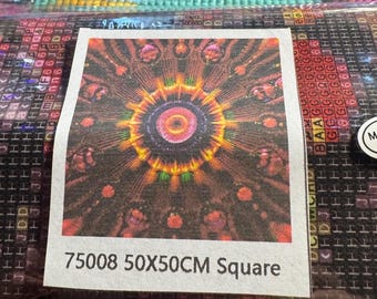 Root Chakra  50x50 cm 37 colors  3 AB Square Drills Diamond Painting Kits for Adults 5D SQUARE Full Drill Diamonds Paintings