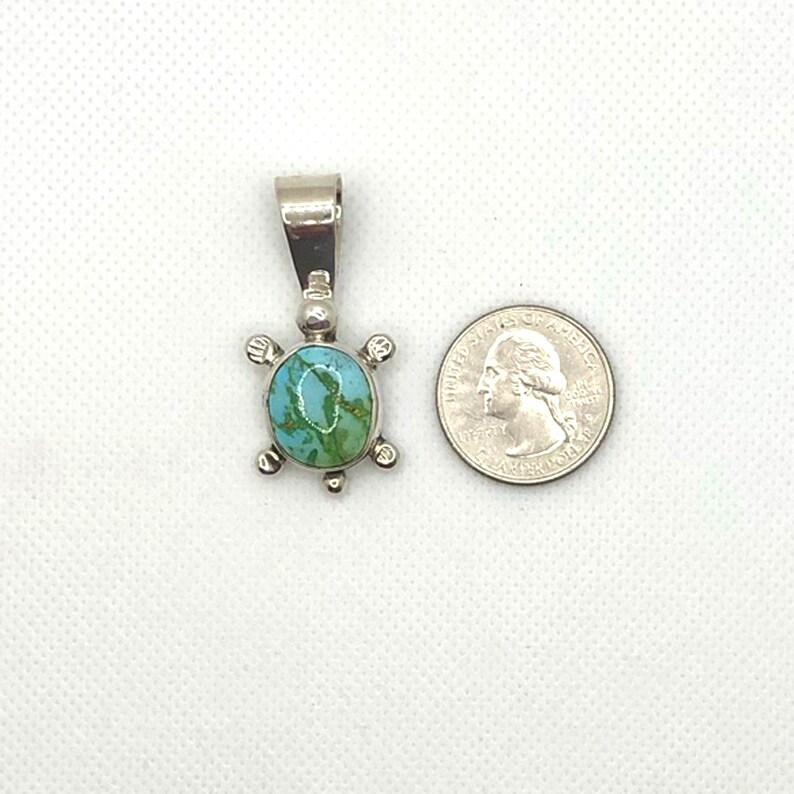 Turquoise Turtle Pendant Necklace